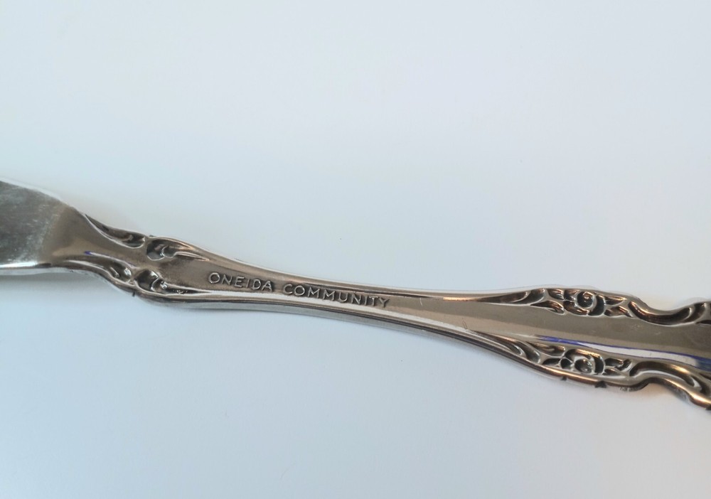 Oneida Community Brahms Master Butter Knife 6 3/8" Stainless Flatware