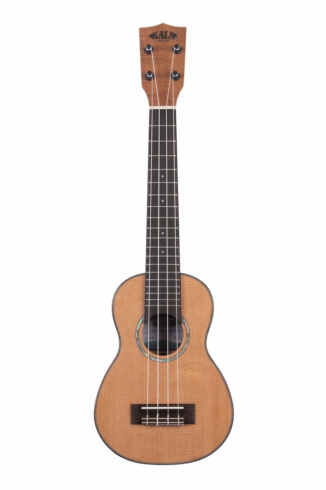 Kala Solid Cedar Top Acacia Soprano Long-Neck Ukulele, KA-SCAC-SLNG