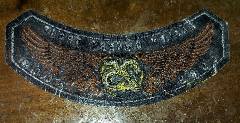 Harley Owners Group 25th Anniversary 1983 To 2008 Iron On Patch