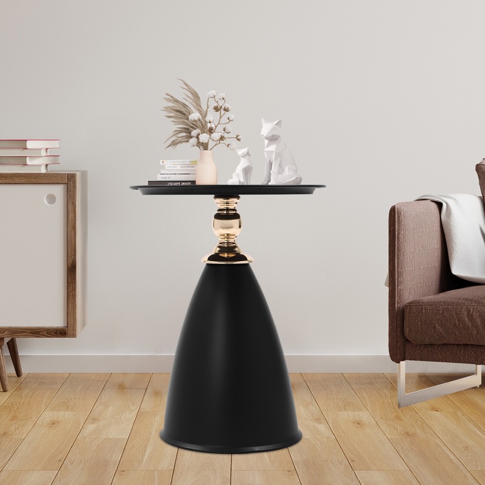 Side End Table Round Side Table for Living rooms/Bedrooms/Ooffices/Patios/Sofas