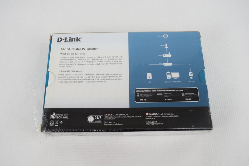 D-Link DFE-530TX+ 10/100 Desktop PCI Adapter