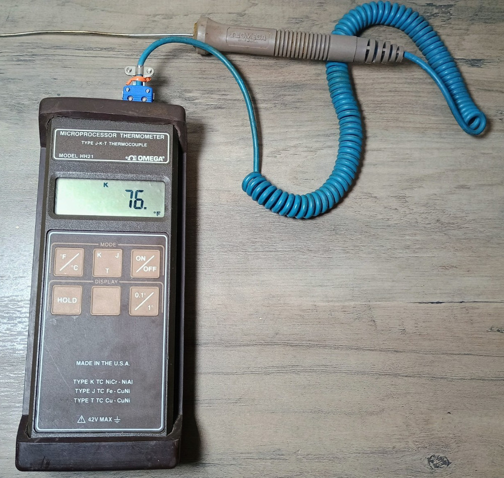 Omega HH21 Microprocessor Thermometer (Industrial Quality)- TESTED - SHIPS FREE!