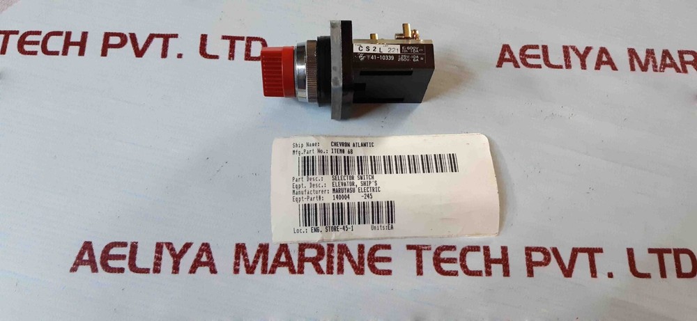Maruyasu Dengyo CS2L Selector Switch 10A