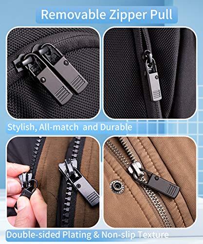 Zipper Pulls Fixer Extension Zipper Tab Tag Replacement For Bag 20 Pcs