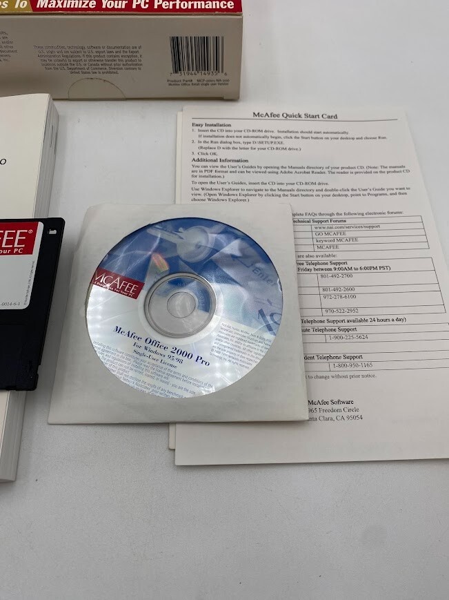 McAfee Office 2000 PRO Preowned