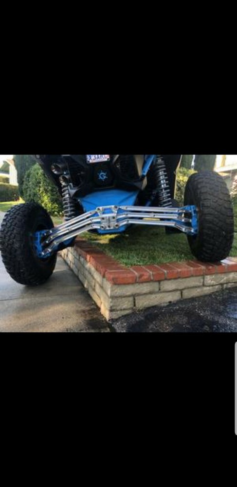 Can-Am 2017-2021 72" (Full Kit!) High Clearance Radius Rods, Pull Plate, & Hook