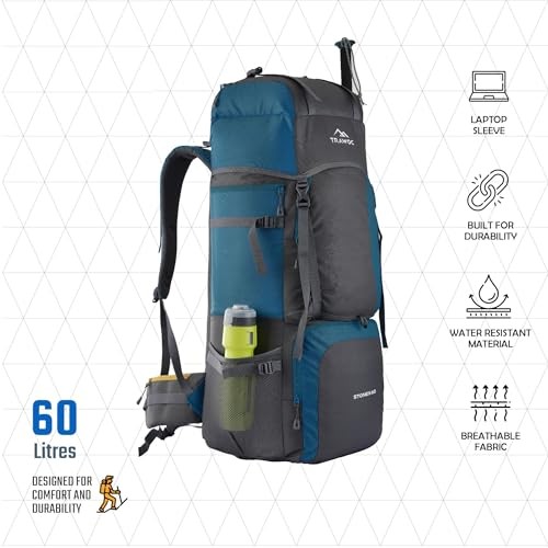60 Ltr Rucksack Blue