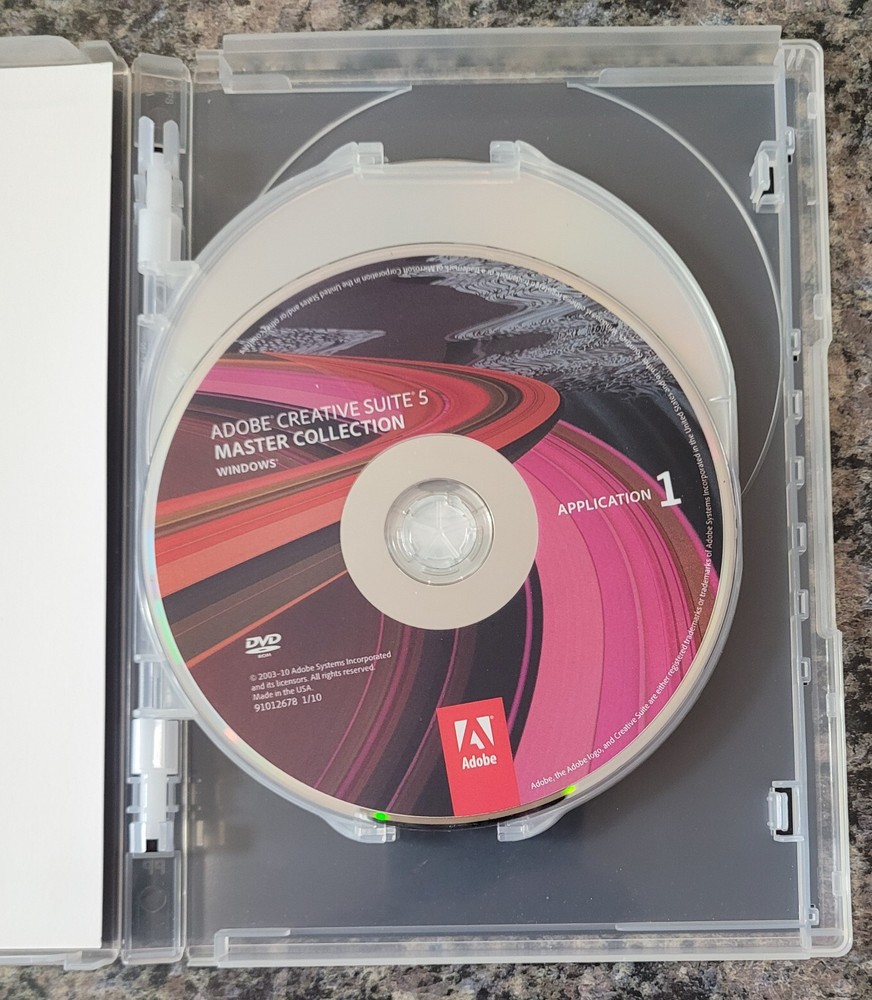 Adobe Creative Suite 5 Master Collection 4-Disc Windows