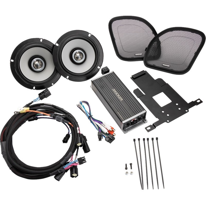 KICKER [50HDR154] Speaker/Amplifier Kits