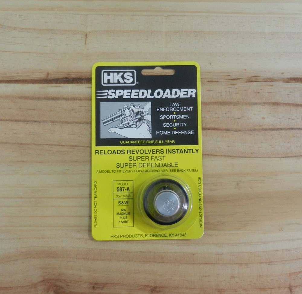 HKS Speedloader;  NEW;  587-A;  7-Shot;  357 Mag;  Fast & Dependable