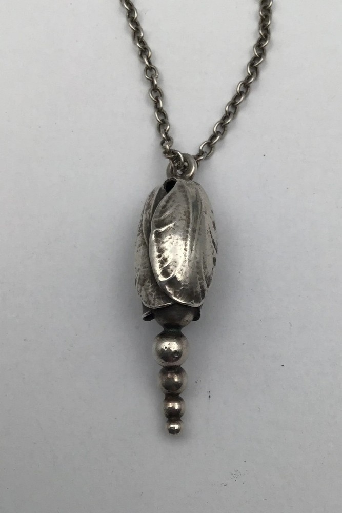 Unique Sterling Silver Pendant (Georg Jensen)