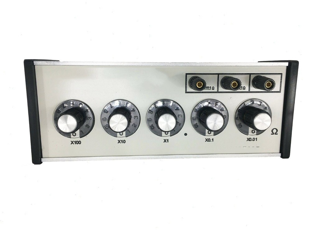 Decade Resistance Box 5 Dials DC Resistor Box DC Bridge with Max Value 1111.1Ohm
