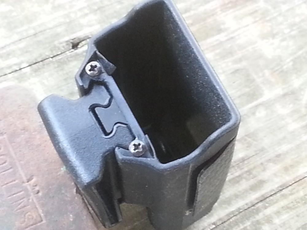 BLACKHAWK! Single Stack Magazine Case Belt Carrier #410500PBK - Matte Black