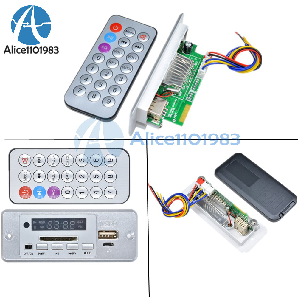 5V MP3 Mini Decoder Board Bluetooth Call Decoding Module MP3 WAV U-Disk and TF