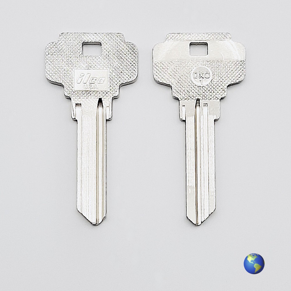 DXC1 Key Blanks for Various Products by Dexter and Master Lock (2 Keys)