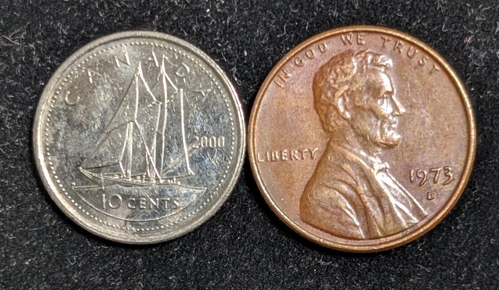 2000 Canada 10 Cents Circulated KM# 183