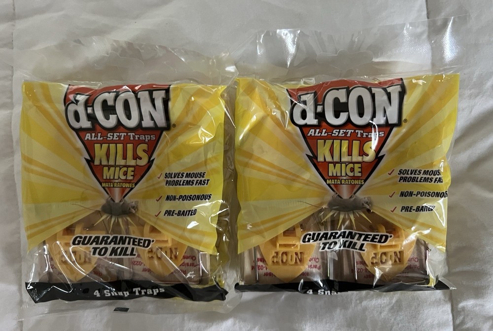 2 Pack D-con All Set Traps (4 Traps Total)