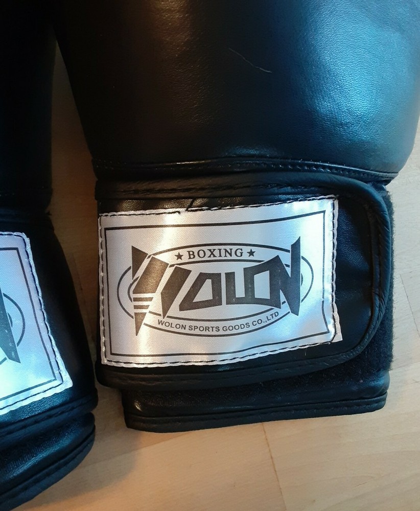 Fire Flames Wolon Boxing Gloves Large