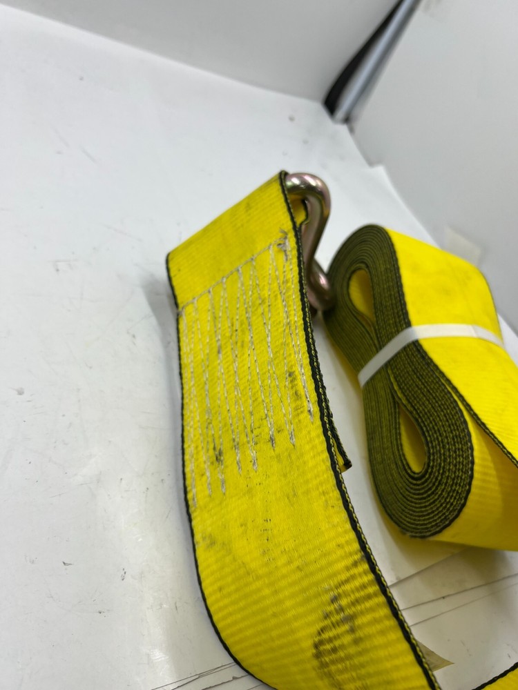USCC US Cargo Control Yellow Strap J Hook 5400lbs Work Load Limit 16200lbs