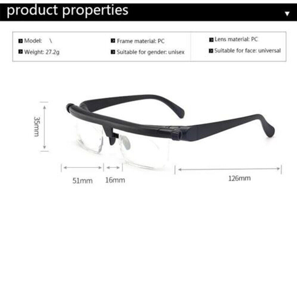 Flex Focal Adjustable Glasses - Flex Focus Adjustable Glasses Dial Vision US