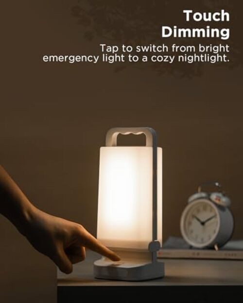 Solar Camping Lantern, Rechargeable Battery Powered Camping Light 1 Pack