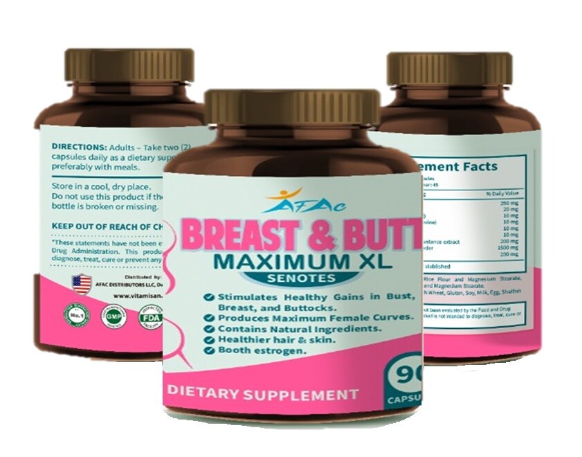 THICK BREAST BUTT THIGHS HIPS WEIGHT GAIN 90 capsules get