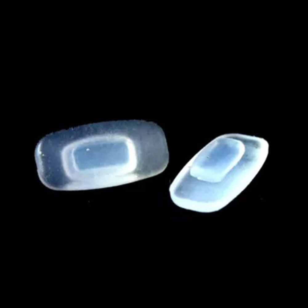 Eyeglass Nose Pads , 2 Pairs Nose Pieces Replacement Square Rectangle Push US