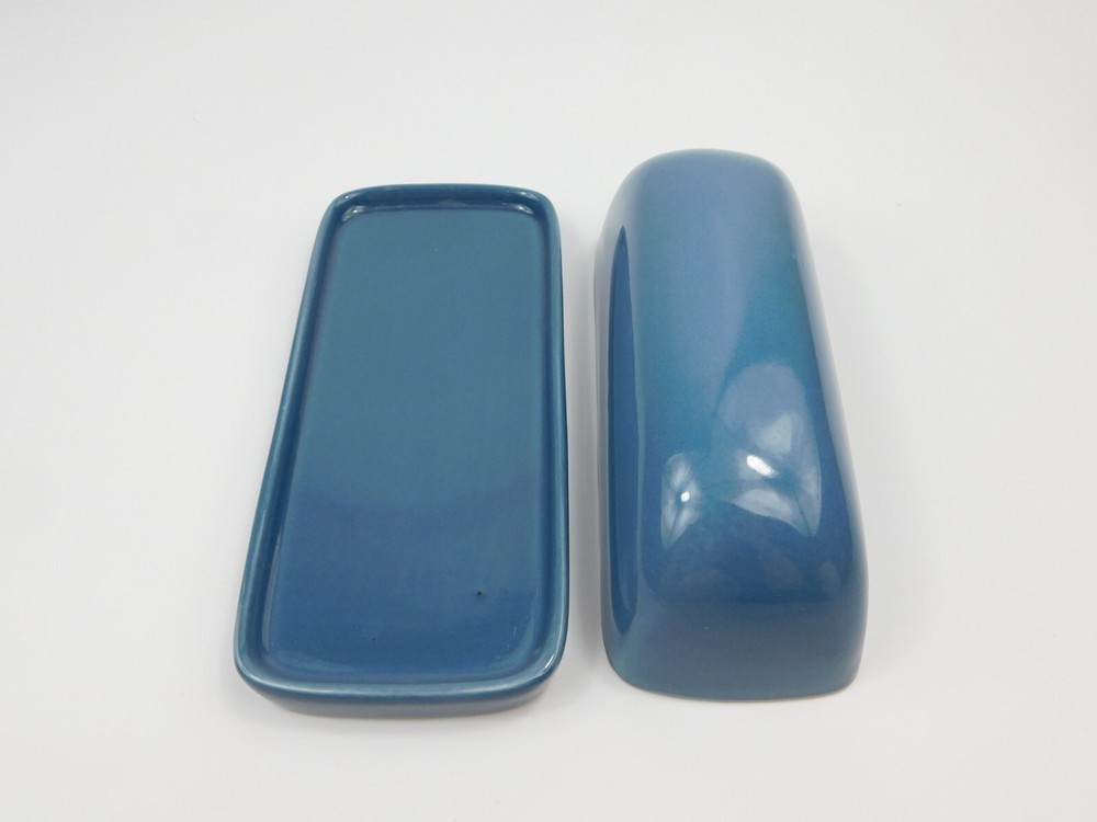 Threshold Stoneware Covered Butter Dish - Camden Blue - Great Shape!