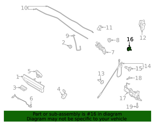 Genuine Ford Support Cable Screw W714928-S439