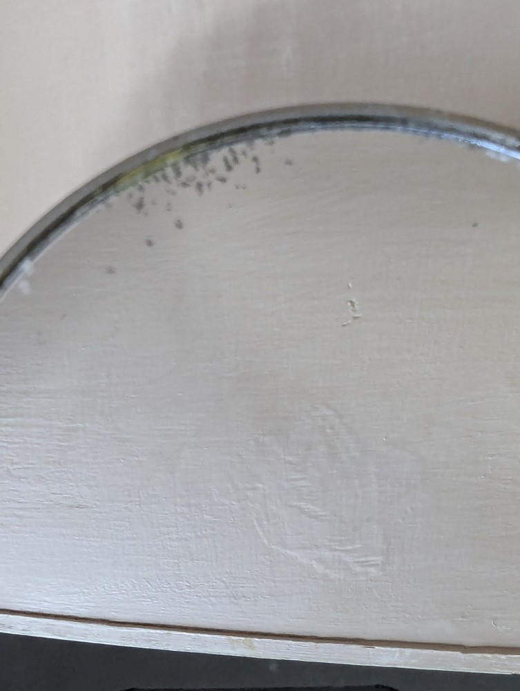 Vintage Victorian Silver Plated Standing Mirror