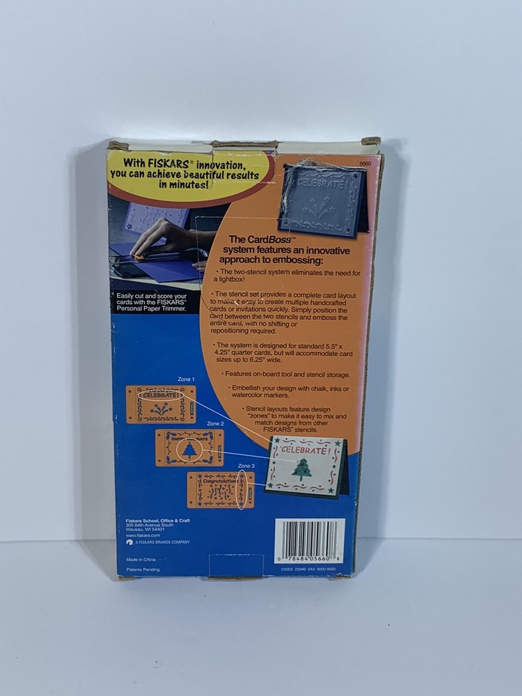 Fiskars Card Boss Ultimate Card Embossing System , missing stylus pen