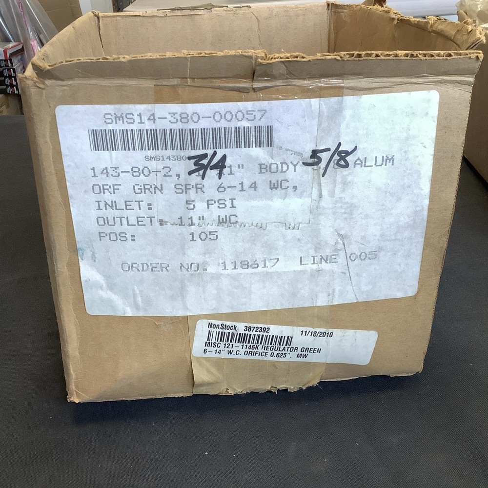 Sensus Gas Pressure Regulator 143-80-2