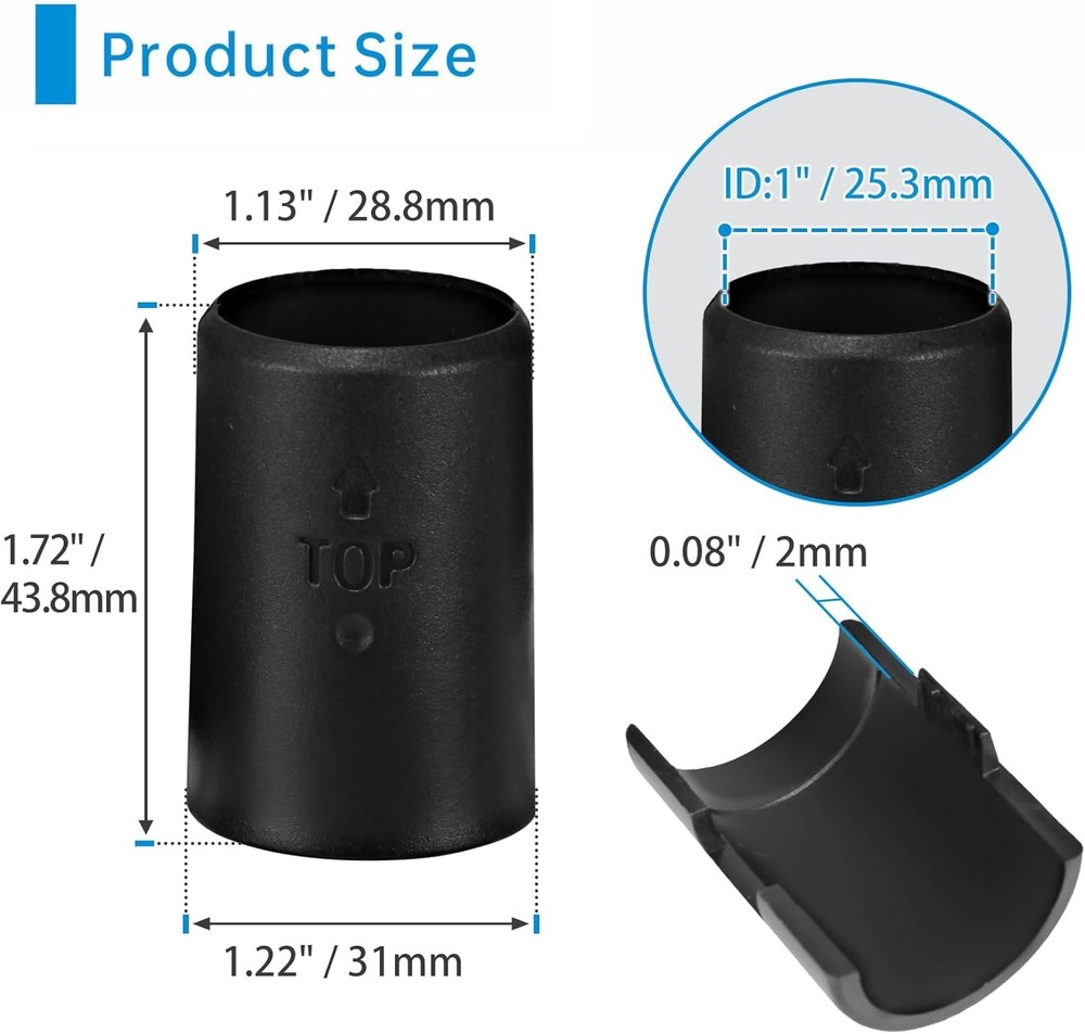 Wire Shelf Clips Plastic Shelf Lock Clip For 25mm Posts