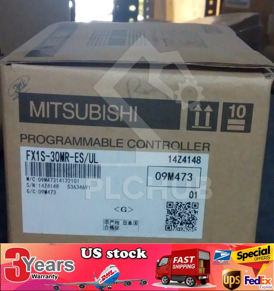 1PC New Mitsubishi FX1S-30MR-ES/UL Programmable Logic Controller FX1S30MRESUL