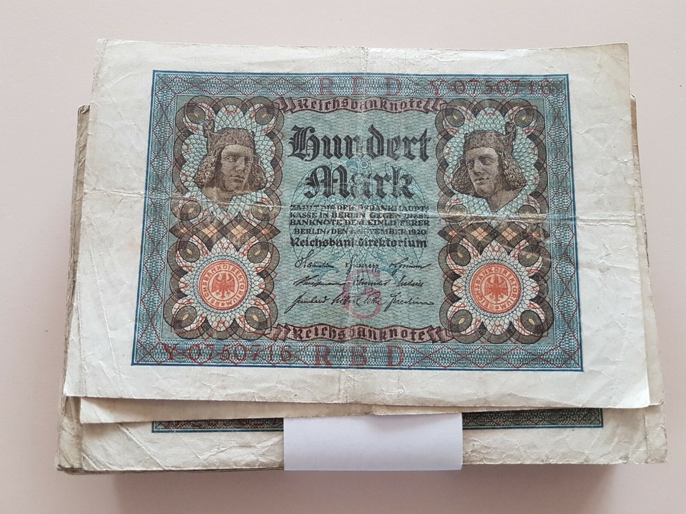 GERMANY  100 MARK  REICHSBANKNOTE / SOLD AS EACH