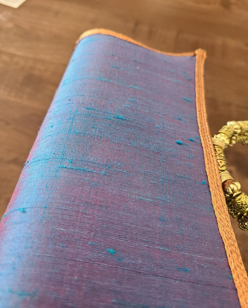 Gorgeous Vintage Silk Clutch from India