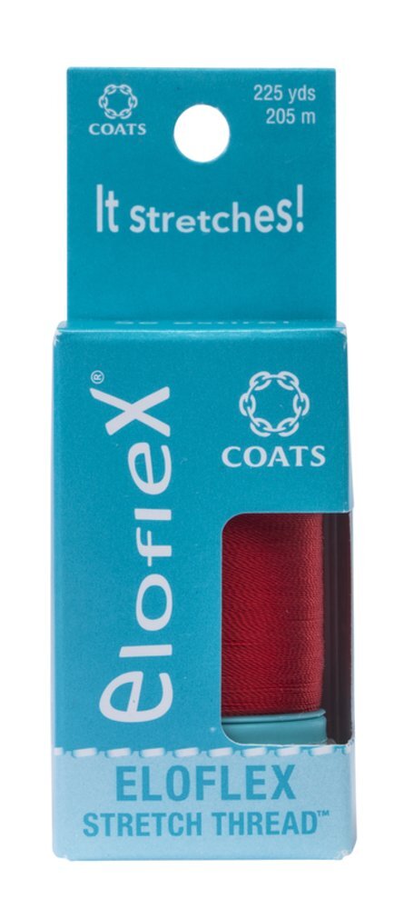 Coats Eloflex Stretch Thread Dark Brown Stretchable Sewing Thread 225 Yards