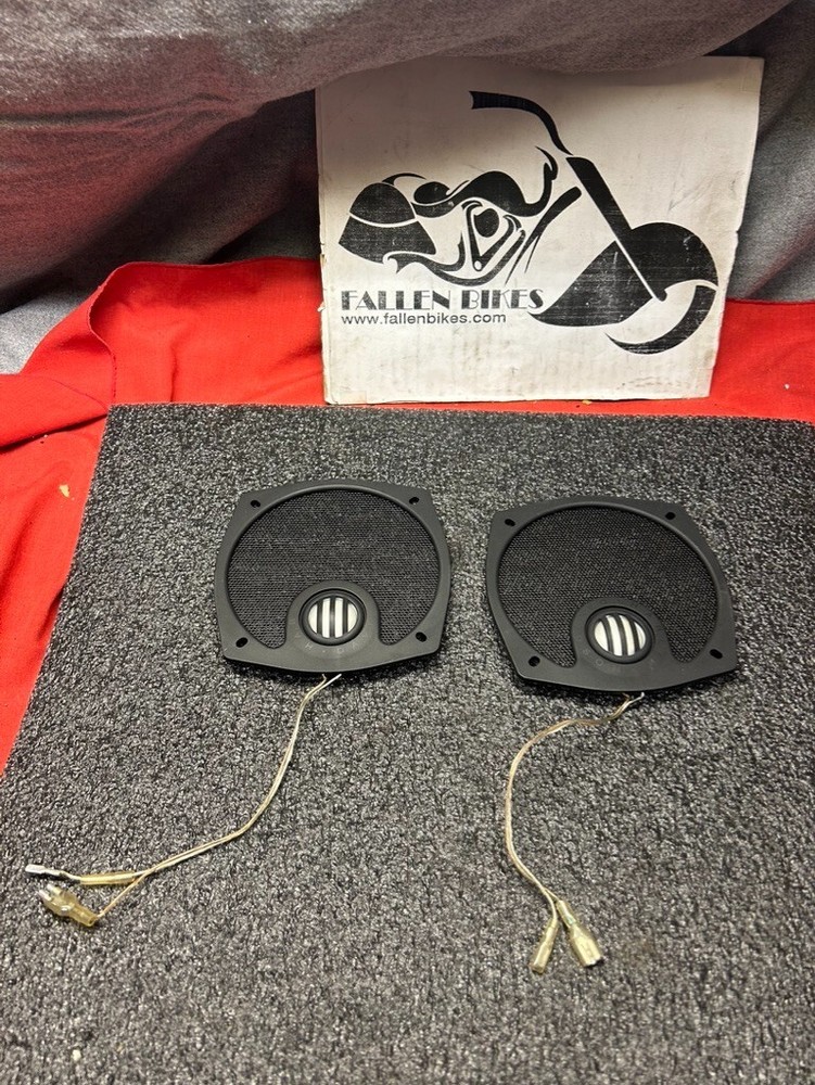 Genuine Harley Davidson CVO Front Tweeter Speaker Grills Covers