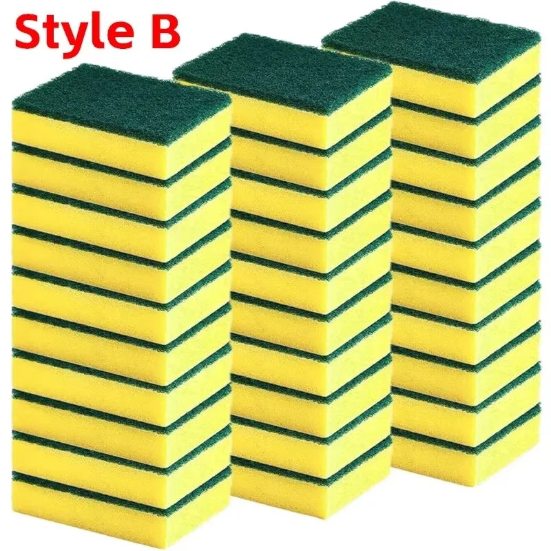 Magic Cleaning Sponge Highly Absorbent Double-sided Pot Rust Brush Kitchen Tool