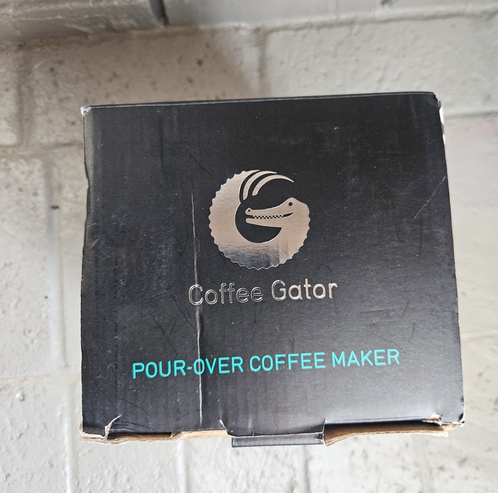 Coffee Gator Pour Over Coffee Maker 6 Cups Glass