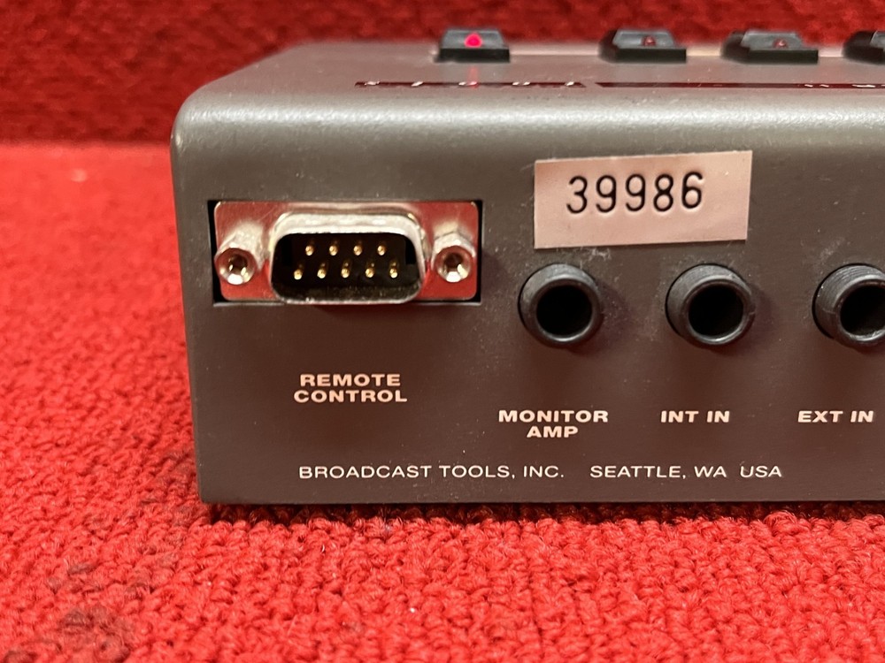 Used Gray Broadcast Tools Console Controller II Tested Works Good Condition