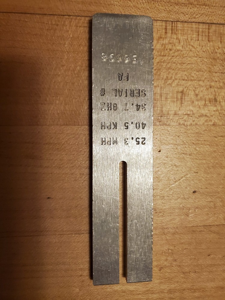 Applied Electronics Stalker kA band tuning fork 25 mph FA