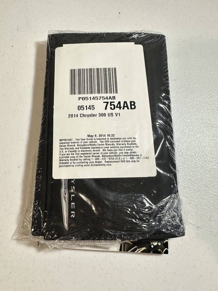 Chrysler 300 Owner's Manual Set SRT 2014
