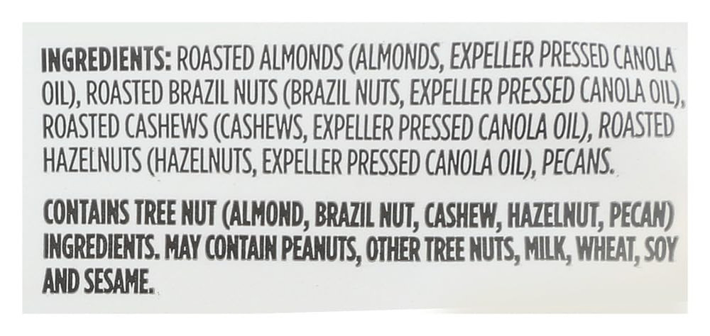 , Unsalted Deluxe Mixed Nuts, 16 Ounce