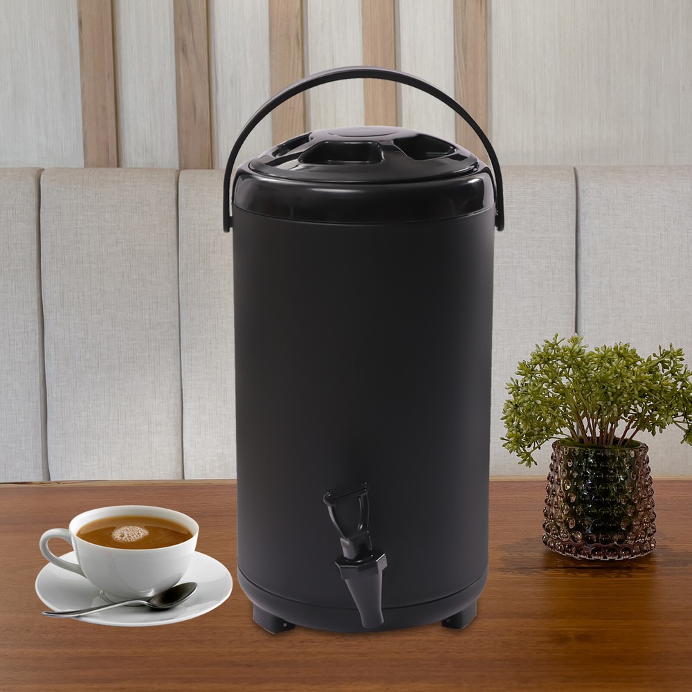 Insulated Beverage Server / Dispenser 2.3 Gallon Capacity Hot Cold Drinks Buffet