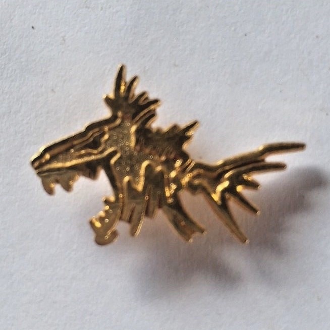 Vintage LAPEL PIRANHA CREATURE NICE RARE