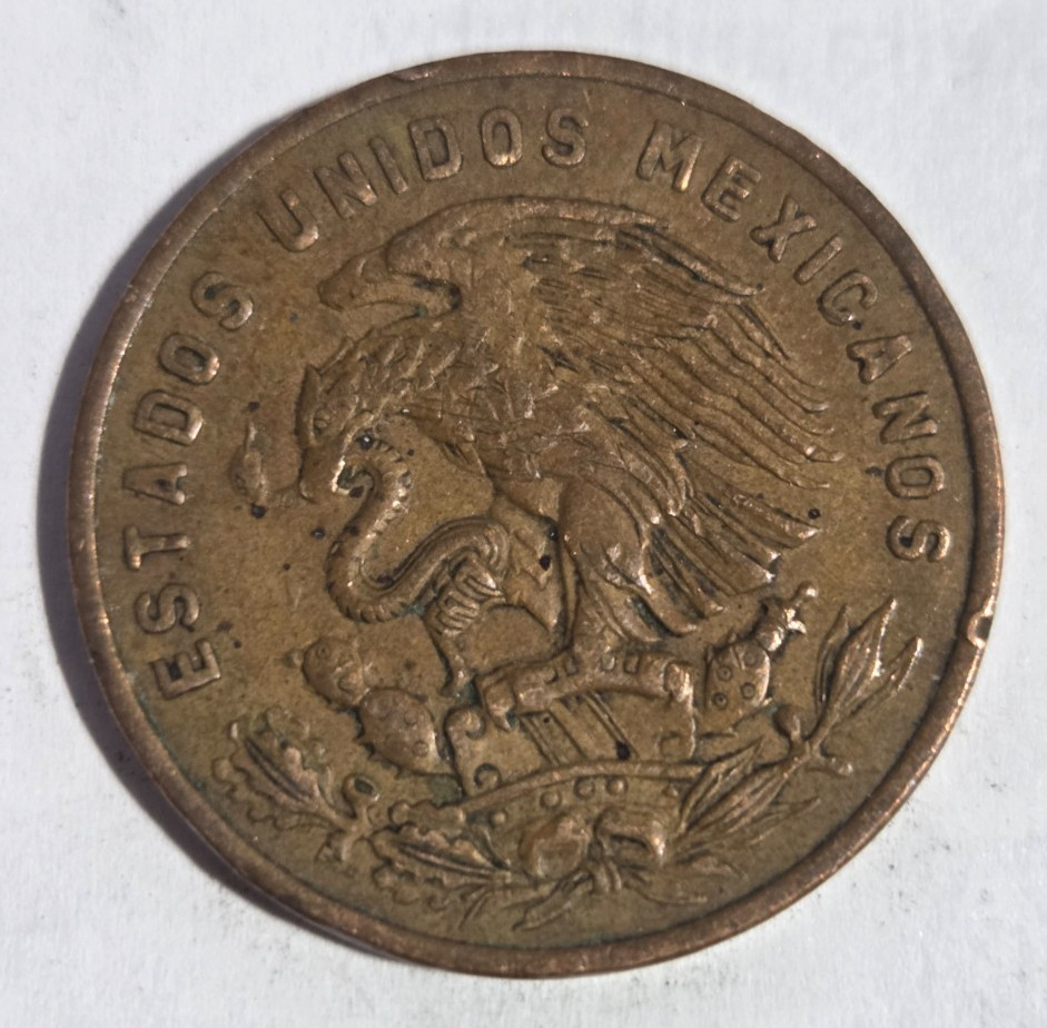 1955 Mexico 20 Centavos KM-440
