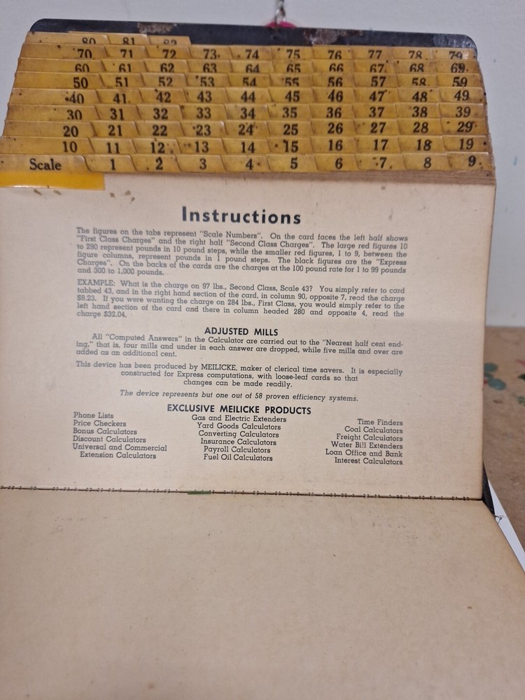 Vintage MEILICKE EXPRESS CALCULATOR