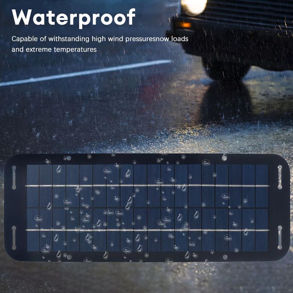 2 Sets 30W Solar Panel Kit Waterproof Trickle Charger Battery Powered for RV Car