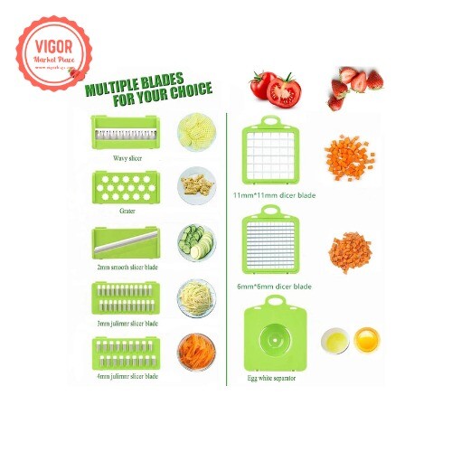 Professional Vegetable Slicer for Kitchen 12 in 1